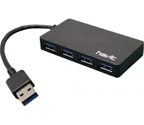 Havit USB 3.0 HV-H103 černá / USB port / 4x USB-A