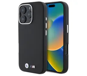 BMW Zadní kryt kovový s kevlerovým obalem Edition pro iPhone 16 Pro Max černá