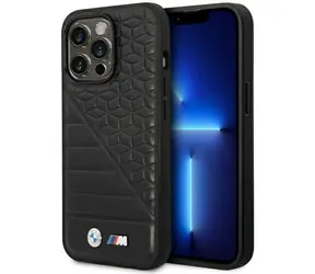 BMW Zadní kryt Bi Pattern pro iPhone 14 Pro 6.1 černá