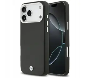 BMW Zadní kryt kovový s logem MagSafe pro iPhone 17 Pro Max černá
