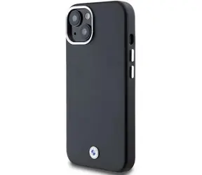 BMW Zadní kryt kovový Signature MagSafe pro iPhone 15/14/13 černá