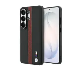 BMW Zadní kryt perforovaný s pruhem a logem MagSafe pro Samsung Galaxy S26 Ultra červená