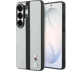 BMW Zadní kryt perforovaný s pruhem a logem MagSafe pro Samsung Galaxy S26 Ultra šedá