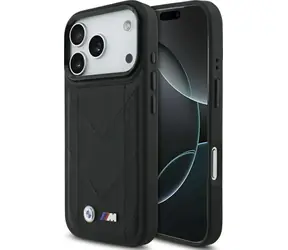BMW Zadní kryt prošívaný s logem MagSafe pro iPhone 17 Pro černá