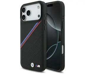 BMW Zadní kryt s tříbarevným kovovým logem MagSafe pro iPhone 17 Pro Max černá