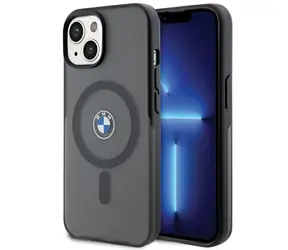 BMW Zadní kryt IML Signature MagSafe pro iPhone 15 Plus / 14 Plus černá