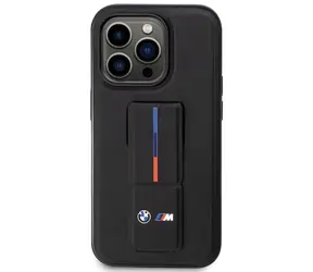 BMW Zadní kryt pevné pouzdro Grip Hot Stamp pro iPhone 14 Pro Max černá
