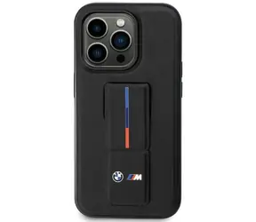 BMW Zadní kryt Grip Hot Stamp pro iPhone 14/15/13 černá