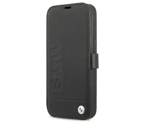 BMW Pouzdro typu kniha Signature pro iPhone 13 mini černá