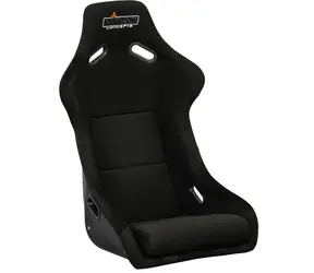 Rozbaleno - Nitro Concepts R300 Bucket Seat černá / Sedadlo pro závodní simulátory / pro modely E -Racer  / rozbaleno