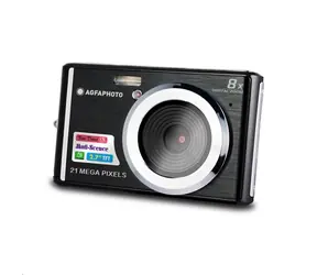 Agfa Compact DC 5200 černá / 2.7" LCD / 21 Mpix CMOS / 8x digitální zoom / SD