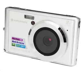 Agfa Compact DC 5200 stříbrná / 2.7" LCD / 21 Mpix CMOS / 8x digitální zoom / SD