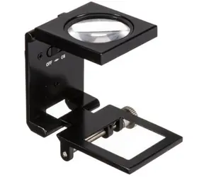Konus Linen Tester 55x50mm / Stolní Lupa / 6x / LED