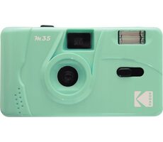 Kodak M35 zelená / Fotoaparát na film / 31mm objektiv / 35mm film / blesk