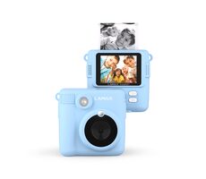 LAMAX InstaKid1 modrá / Dětský fotoaparát / 2.4" displej / microSD / MP3 / hry / video / cz rozhraní 