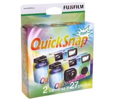 Fujifilm Quicksnap Flash 27 2ks / Jednorázový fotoaparát / blesk / 27 snímků / ISO 400
