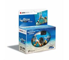 AgfaPhoto LeBox 400 Ocean / Jednorázový fotoaparát / 27 snímků / ISO 400 / vodotěsný 