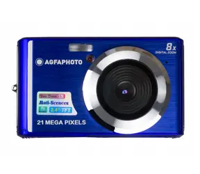 AgfaPhoto Compact Cam DC5200 modrá / Digitální fotoaparát / 2.4" LCD / 21 Mpx / SD