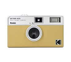 Kodak EKTAR H35 písková / Fotoaparát na film / 35mm film / blesk