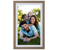 Rollei fotorámeček WiFi 212 Světlé dřevo / dotykový IPS displej 21.5"/ 32GB / 4W / aplikace Frameo