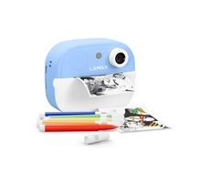 LAMAX InstaKid2 Play modrá / dětský fotoaparát / 2.0" displej / Micro SD / MP3 / USB-C / hry