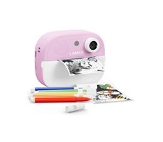 LAMAX InstaKid2 Play růžová / dětský fotoaparát / 2.0" displej / Micro SD / MP3 / USB-C / hry