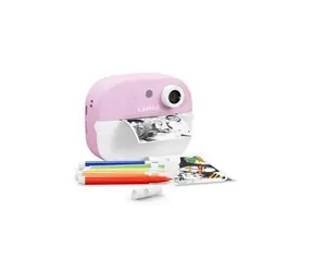 LAMAX InstaKid2 Play růžová / dětský fotoaparát / 2.0" displej / Micro SD / MP3 / USB-C / hry