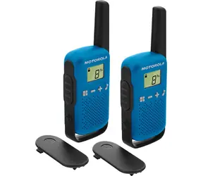 Motorola TLKR T42 modrá / 2x vysílačka / LCD / dosah 4km / 16 kanálů