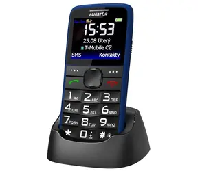 Aligator A675 Senior modrý / Distribuce CZ / 2.2“ TFT Displej 220 x 176
