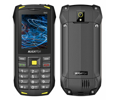 Aligator R40 eXtremo černo-žlutá / 2.4" / 5MP / Dual-SIM / IP68