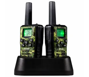 EVOLVEO FreeTalk 2W / 2x vysílačka + duální nabíjecí základna / LCD / dosah až 15km / 8 kanálů / PMR (446&448 MHz)