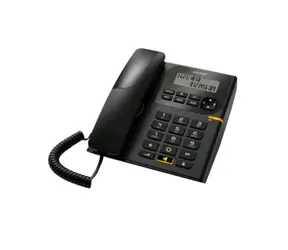 Alcatel T58 černá / analogový telefon s LCD displejem 
