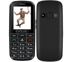 EVOLVEO EasyPhone EG + stojánek černá / 2.4" / SOS / Bluetooth / microSDHC 