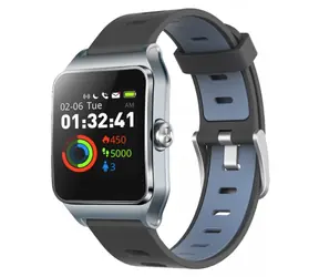 UMAX U-Band P1 PRO stříbrná / Chytré hodinky / 1.3" / Bluetooth 4.2 / GPS / IP68 (ATM50)