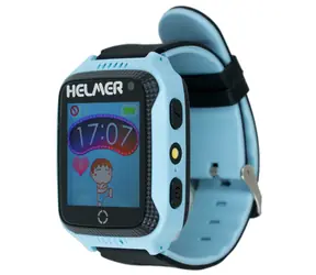 HELMER LK 707 modrá / dětské hodinky s GPS lokátorem / dotykový / micro SIM / IP65 / kompatibilní s Android a iOS