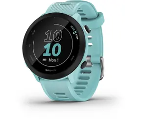 Garmin Forerunner 55 modrá / sportovní hodinky / 1.04" MIP / GPS / BT / ANT+ / 5 ATM / měřič tepu / krokoměr