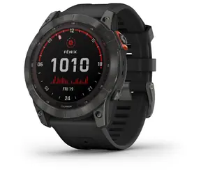 Garmin fenix 7X Solar šedá-černá / Chytré hodinky / GPS / 1.4" dot. displej / mapy / BT / WiFi / voděodolné 