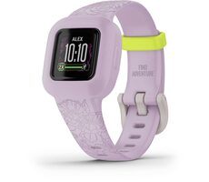Garmin Vivofit jr. 3 fialová / Dětský fitness náramek / LCD 112x112px / Bluetooth / 5ATM