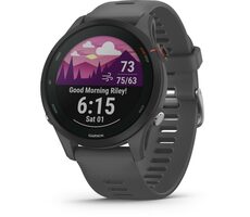 Garmin Forerunner 255 šedá / sportovní hodinky / GPS / BT / Wi-Fi / přehr. hudby / měřič tepu / krokoměr