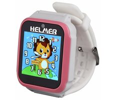 HELMER KW 801 růžová / Dětské chytré hodinky / 1.54" / 240 x 240 / microSD / fotoaparát 
