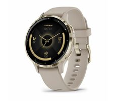 Garmin Venu 3S šedo-zlatá / Chytré hodinky / 1.2" / BT / ANT+ / Wi-Fi / 5ATM