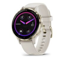 Garmin Venu 3S bílo-zlatá / Chytré hodinky / 1.2" / BT / ANT+ / Wi-Fi / 5ATM