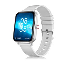 Niceboy Watch Lite 4 stříbrná / Chytré hodinky / 1.83" IPS / Bluetooth 5.3 / IP67 