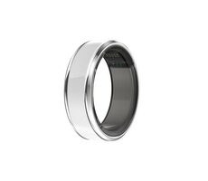 CUBE1 Smart Ring vel. 8 (18.4mm) bílá / Chytrý prsten / Bluetooth 5.1 / 5ATM