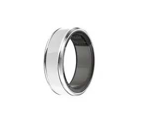 CUBE1 Smart Ring vel. 9 (19.2mm) bílá / Chytrý prsten / Bluetooth 5.1 / 5ATM