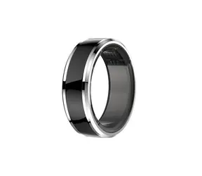 CUBE1 Smart Ring vel. 10 (20.8mm) černá / Chytrý prsten / Bluetooth 5.1 / 5ATM