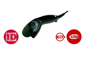 Honeywell MS5145 Eclipse kit-2 (USB) černá / 1D snímač čárových kódů / USB / stojánek