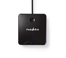 NEDIS CRDRU2SM1BK - Čtečka čipových karet Smart Card (ID / eObčanka) Černá / USB 2.0