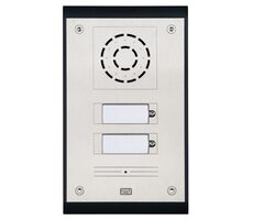 2N ATEUS-9153202 Analog Uni - dveřní interkom / 2 tl. / vč. zápustné krabice