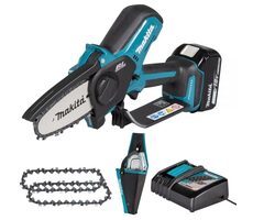 Makita DUC101RF06 / Aku řetězová pila / 18V / rychlost řetězu 8m/s / délka lišty 10cm / 3.0Ah